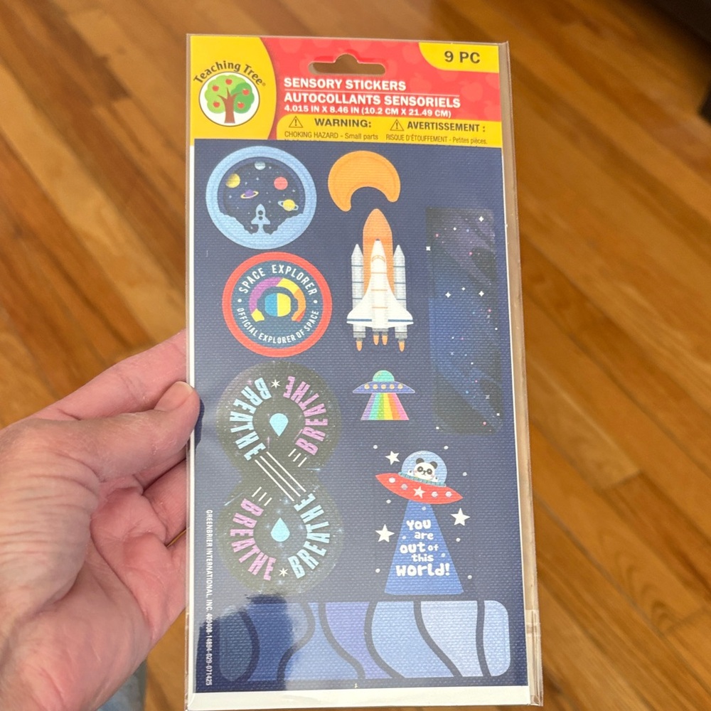 Space Explorer Stickers - Navy Blue